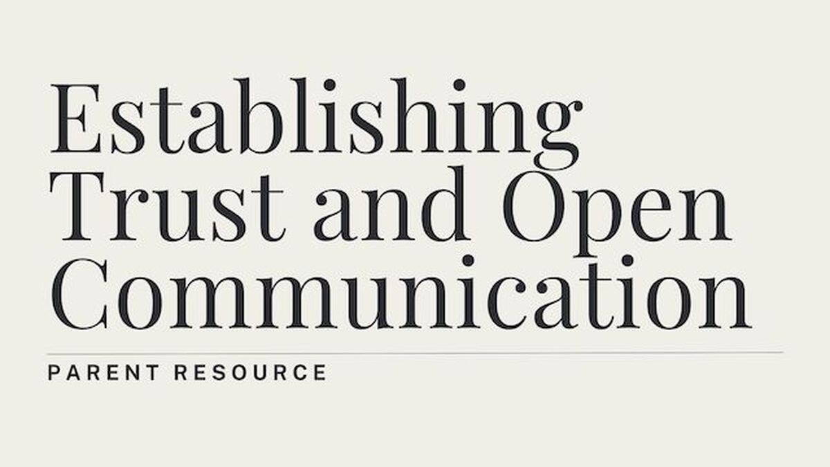 Establishing Trust and Open Communication image number null